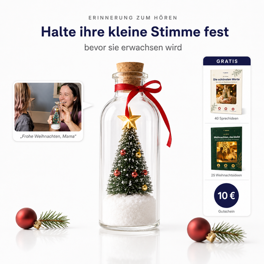 Liebklang | Weihnachtsbaum mit ihrer Stimme – lebenslang