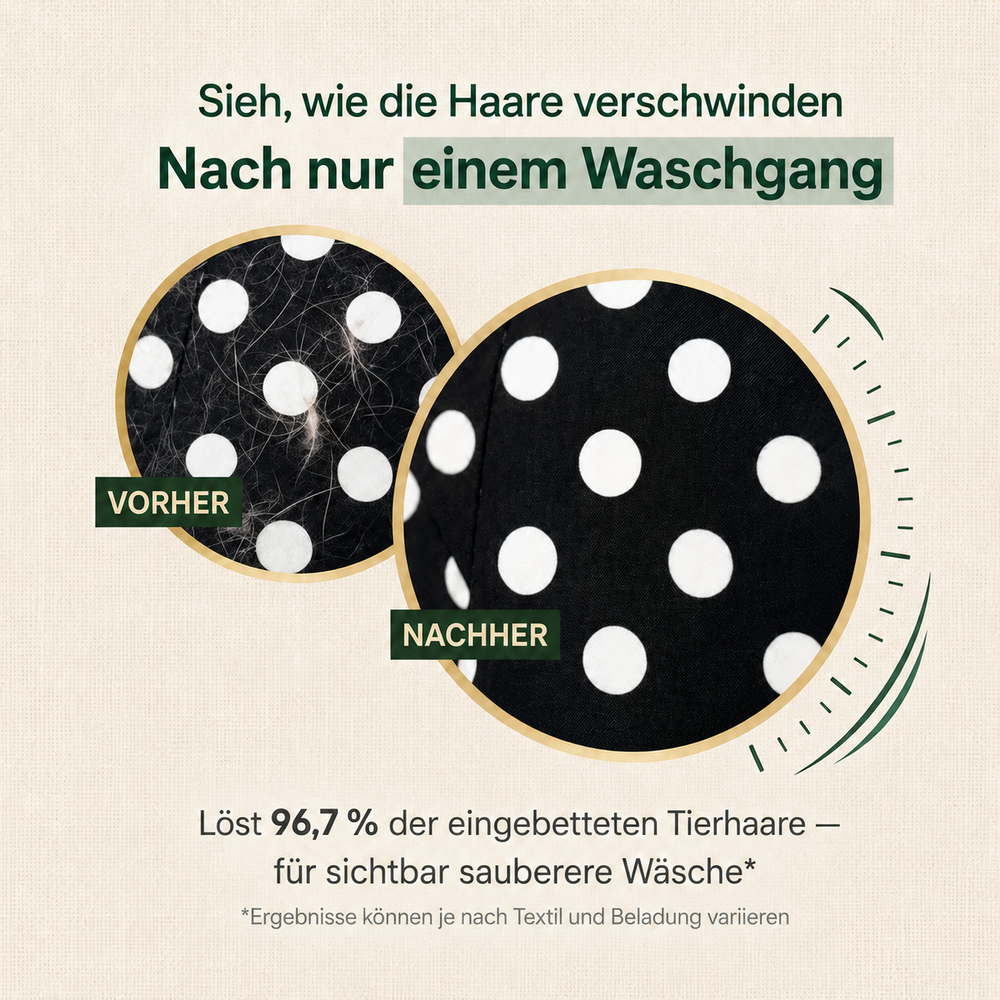 Fellwerk™ – Waschpulver gegen Tierhaare