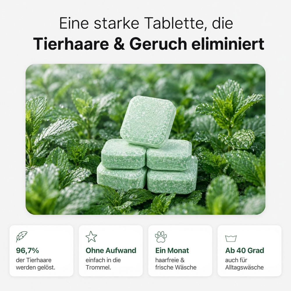 Fellwerk™ – Waschpulver gegen Tierhaare